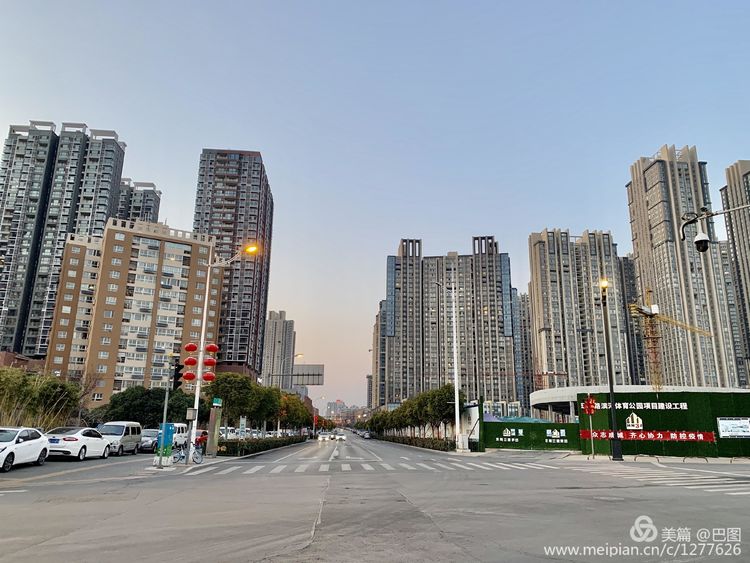 洛阳涧西路边街景,洛阳滨河北路图