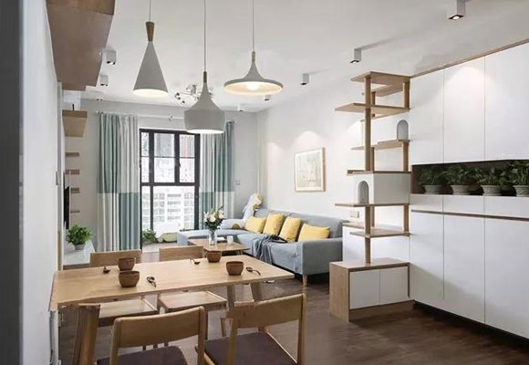 小户型客厅如何设计收纳储物柜,设计感轻奢客厅储物柜组合
