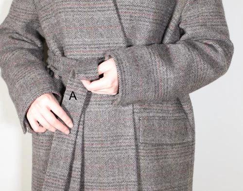 大衣腰带怎么系简单又好看,大衣短腰带系法简单又好看的系法