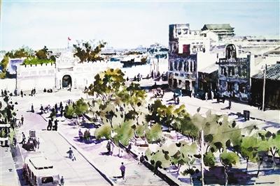 昔日繁华的钟楼商业圈,解放前的南院门