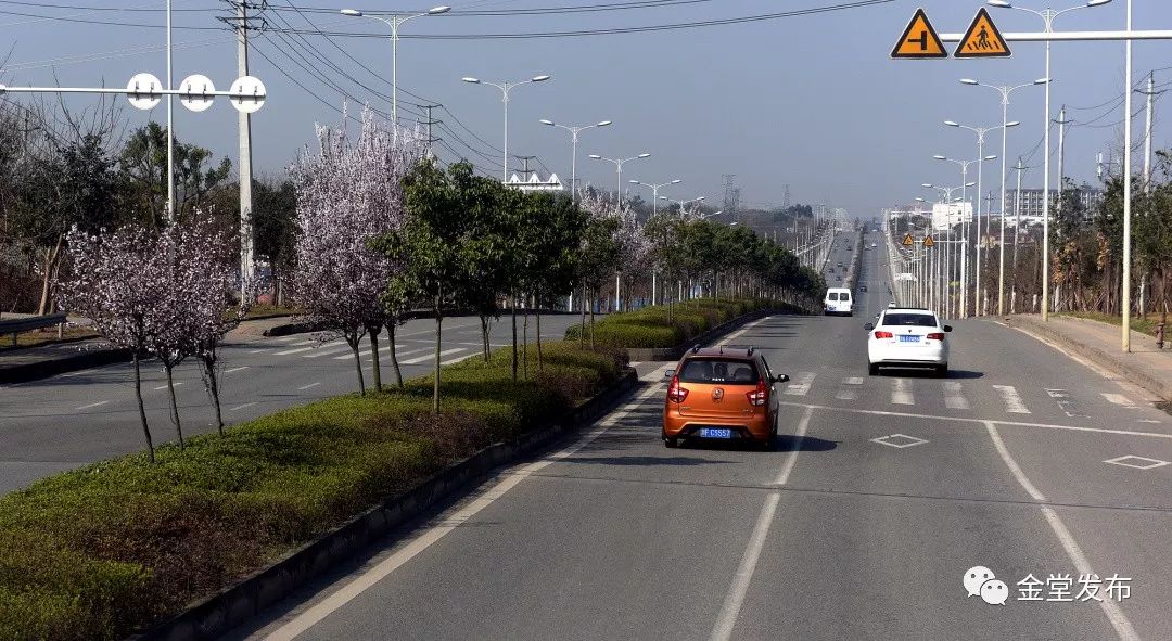 哇！比成都一环路还长6公里！金堂县城外环线全线通车