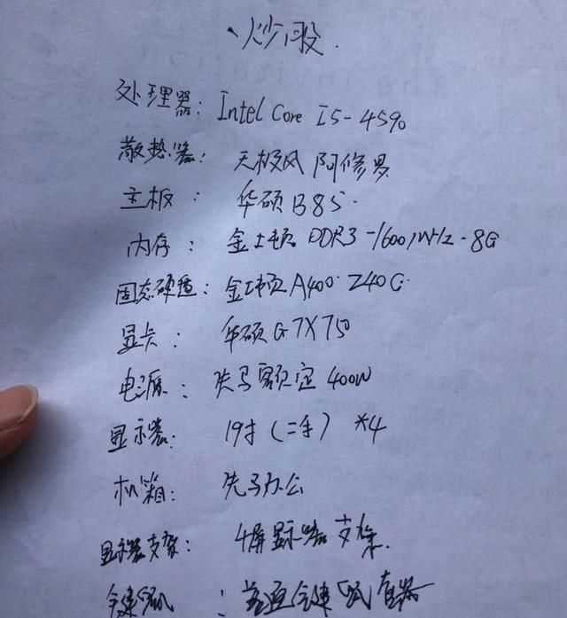 电脑主机显示器全套组装,多屏炒股显示器组装