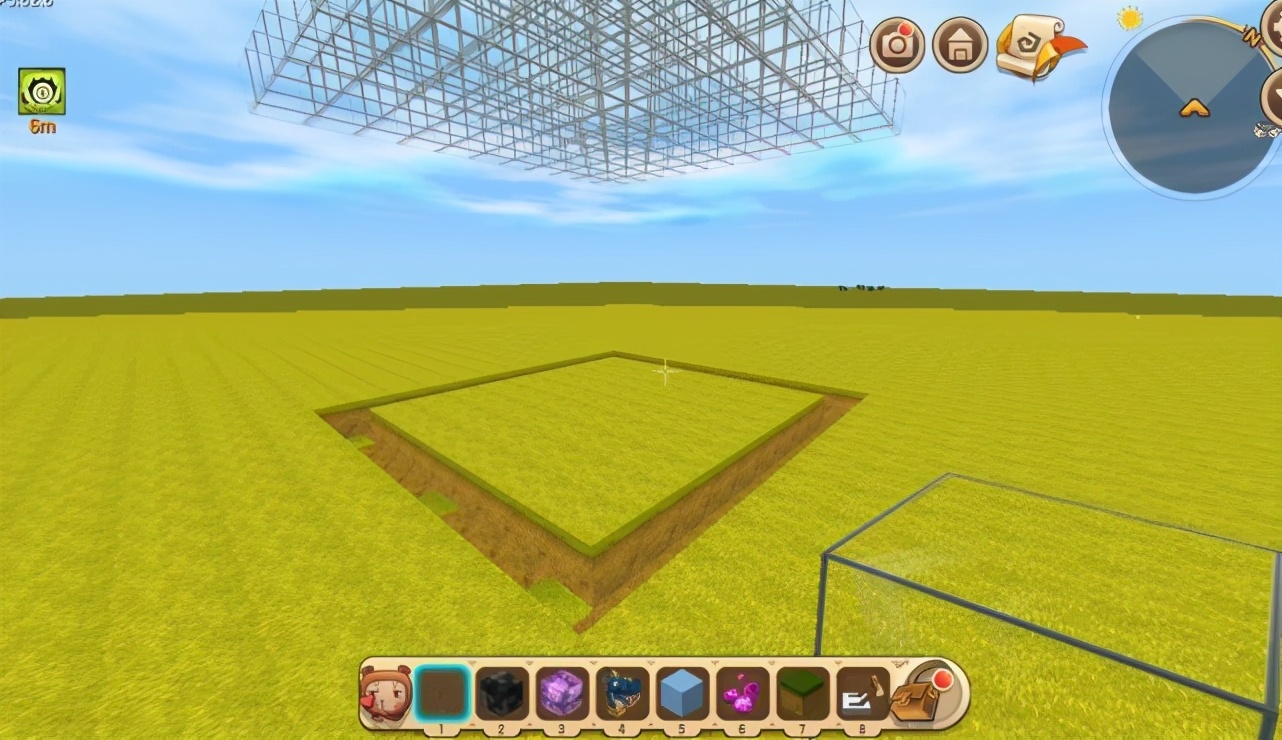 迷你世界大神巧妙建造“水晶宫殿”，6步骤轻松完成，女神超喜欢