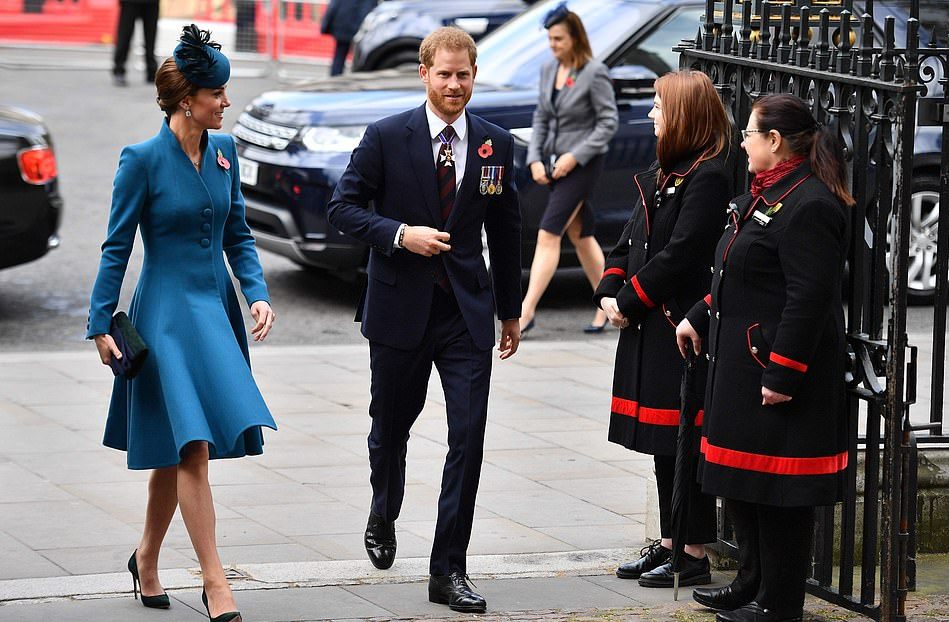 凯特梅根同穿绿色大衣,梅根凯特同框视频穿搭
