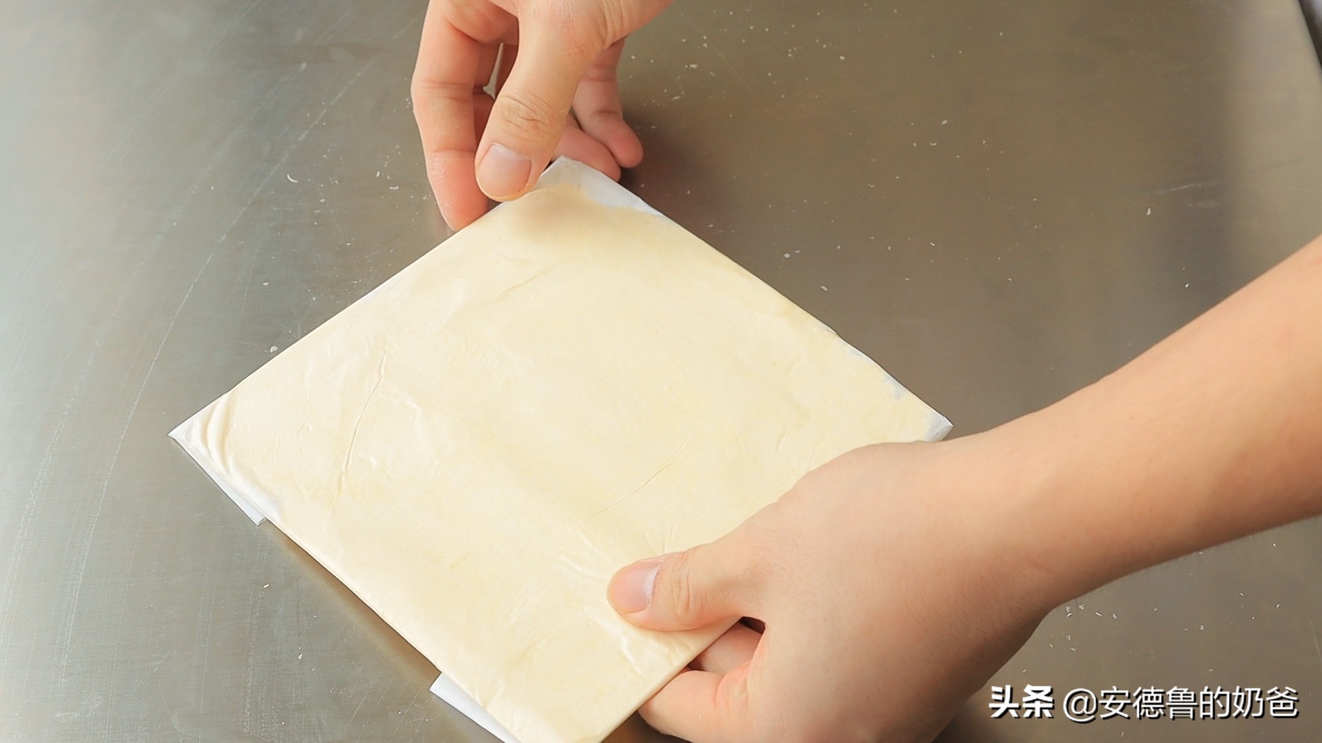 经典丹麦手撕面包西式开酥代表作奶爸教你没有厨师机一样能做得好