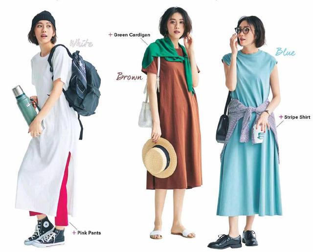 春夏必备百搭t恤裙春款上新穿搭,t恤裙怎么穿不单调好看