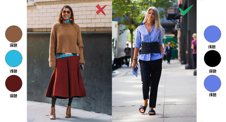 五种体型穿搭法，助你K.O身材缺陷