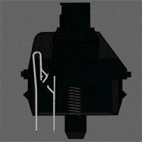 机械键盘金粉轴和红轴的区别,机械键盘推荐200到300rgb红轴