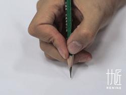 纹绣线条眉手正确拿法,线条眉的排列和纹绣法