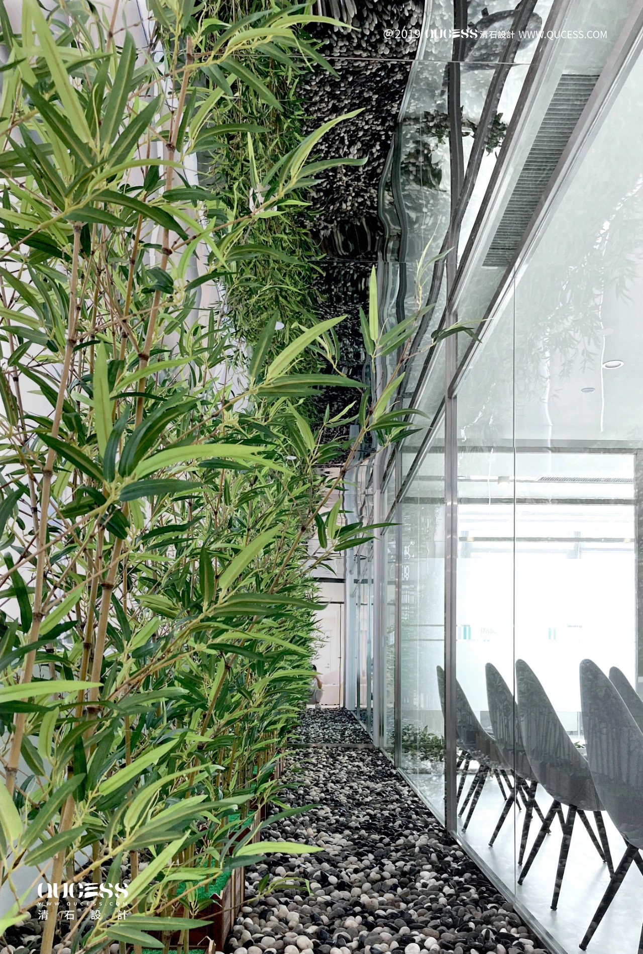 QUCESS新作|办公空间中的江南园林「镜·园」