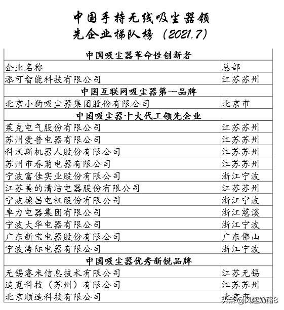 中国十大品牌无线吸尘器,中国吸尘器十大排名榜