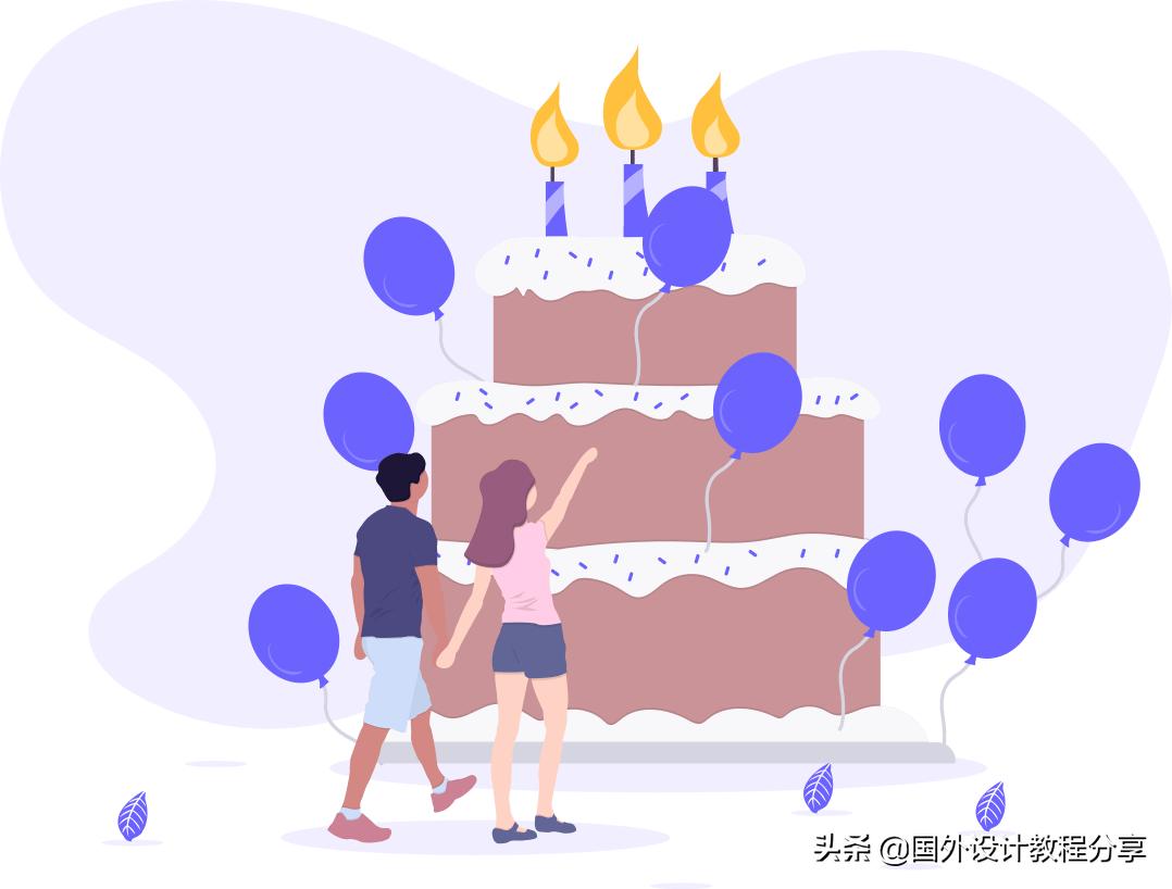 扁平矢量插画教程,矢量扁平插画怎么画