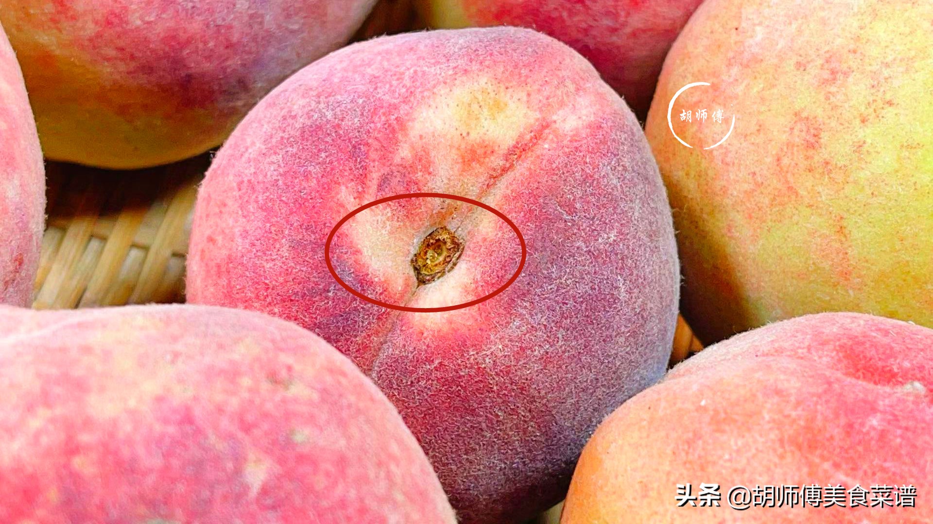 买桃子咋挑,买桃子的果农