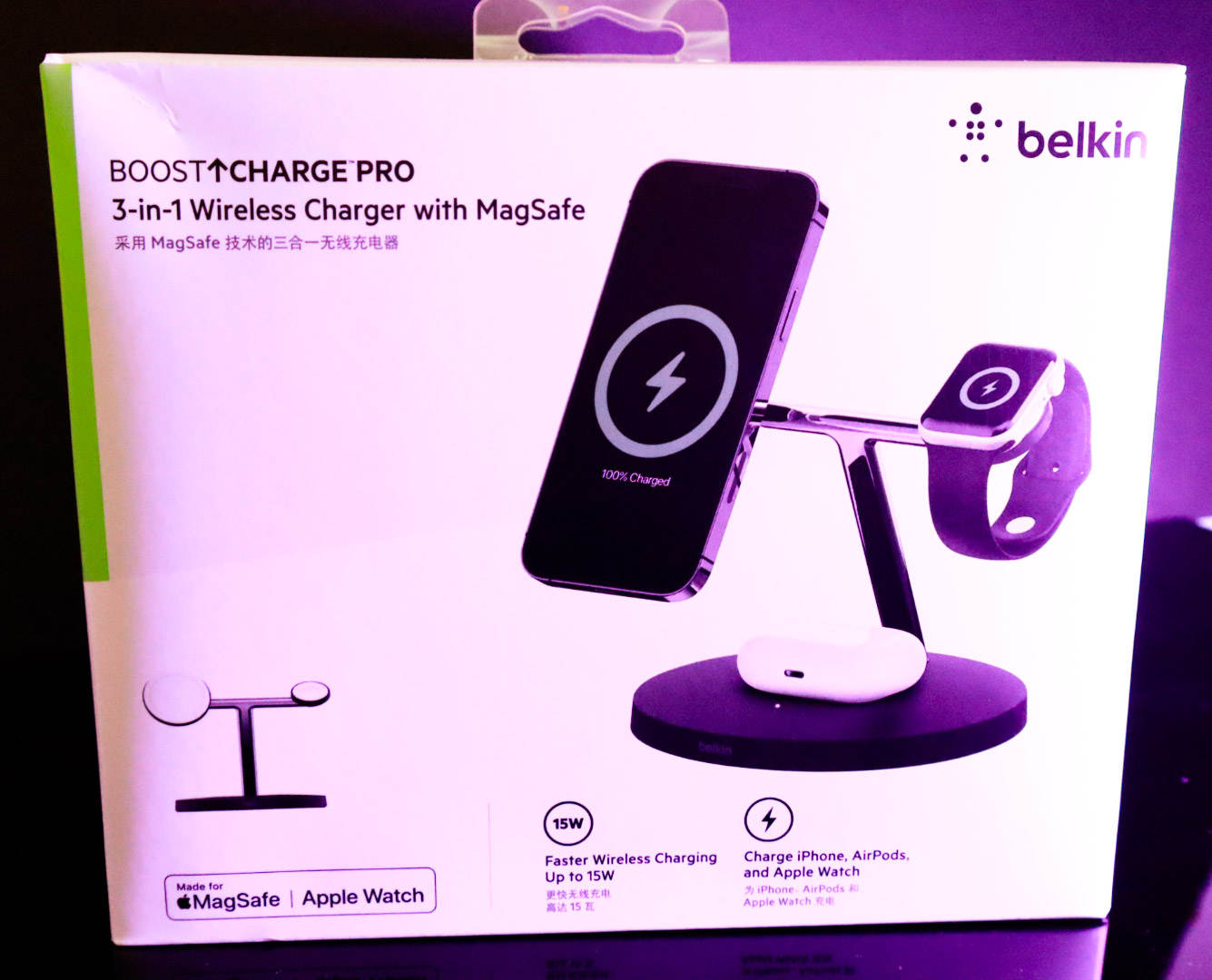 地表最强无线充？且看贝尔金三合一无线充值不值千元