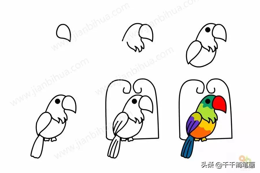 3-6岁儿童动物画入门教程,幼儿园动物画大全最简单