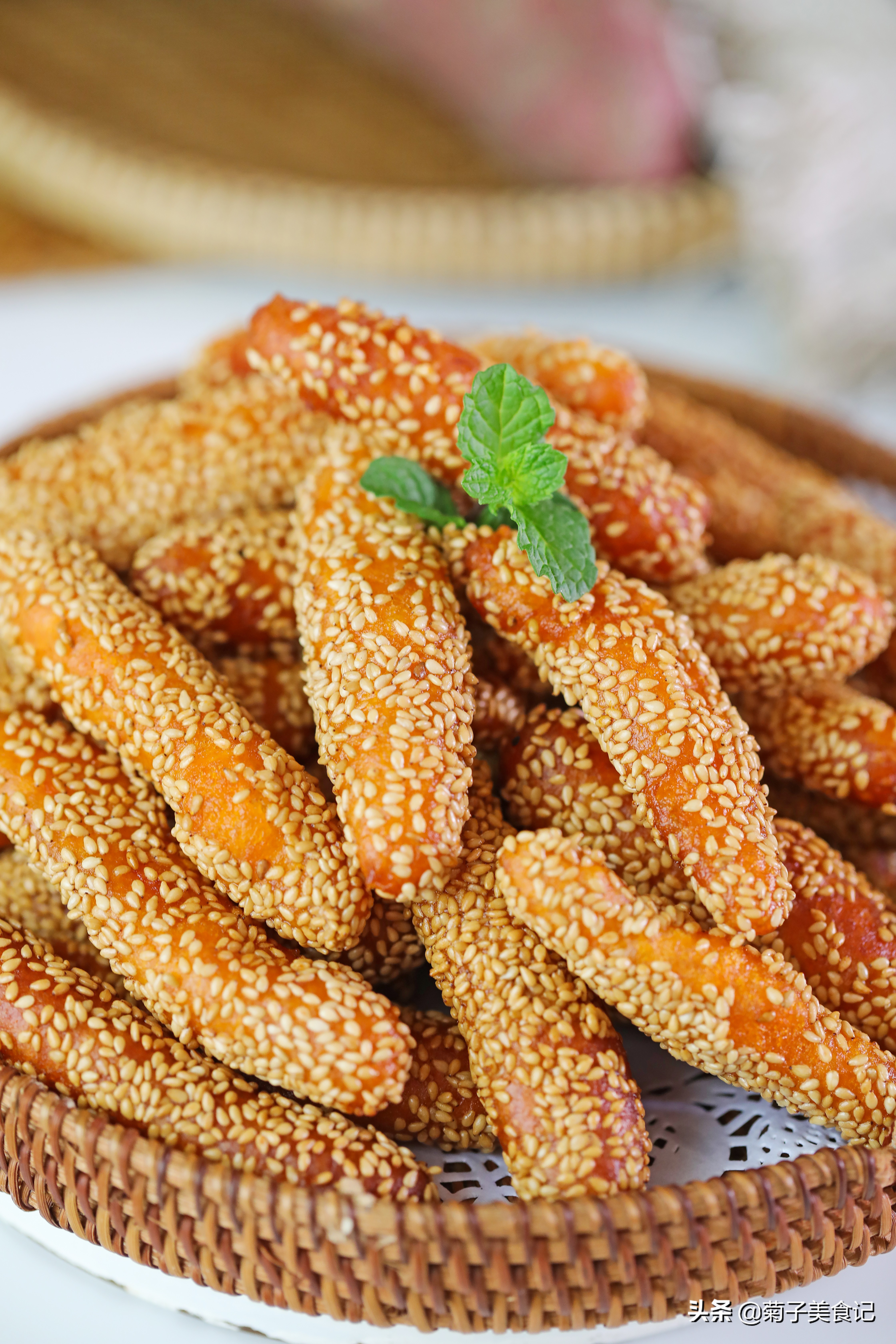 菊子炸土豆,香脆油炸红薯条