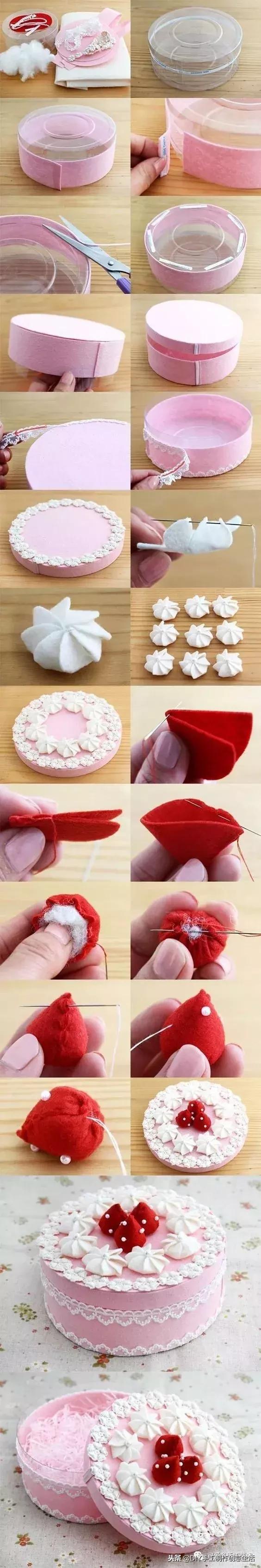 月饼盒做桌面抽屉收纳盒,月饼盒里面的小盒子做收纳盒