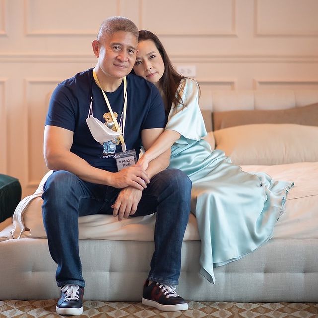 泰国华裔富婆罕见和老公同框,泰国华裔富婆和老公秀恩爱