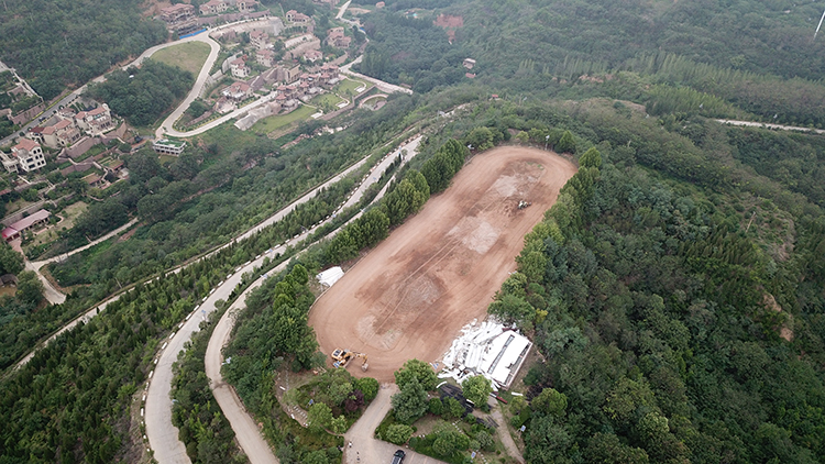 郑州五云山跑马场、停机坪等违建拆除完毕