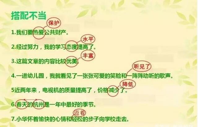 语文语病方法,语文语病的技巧和方法