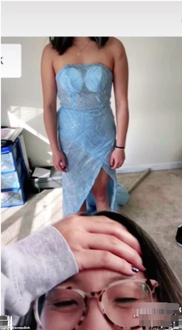 美国小姐姐网购1900元长裙，买家秀跟卖家秀差异大，笑掉大牙