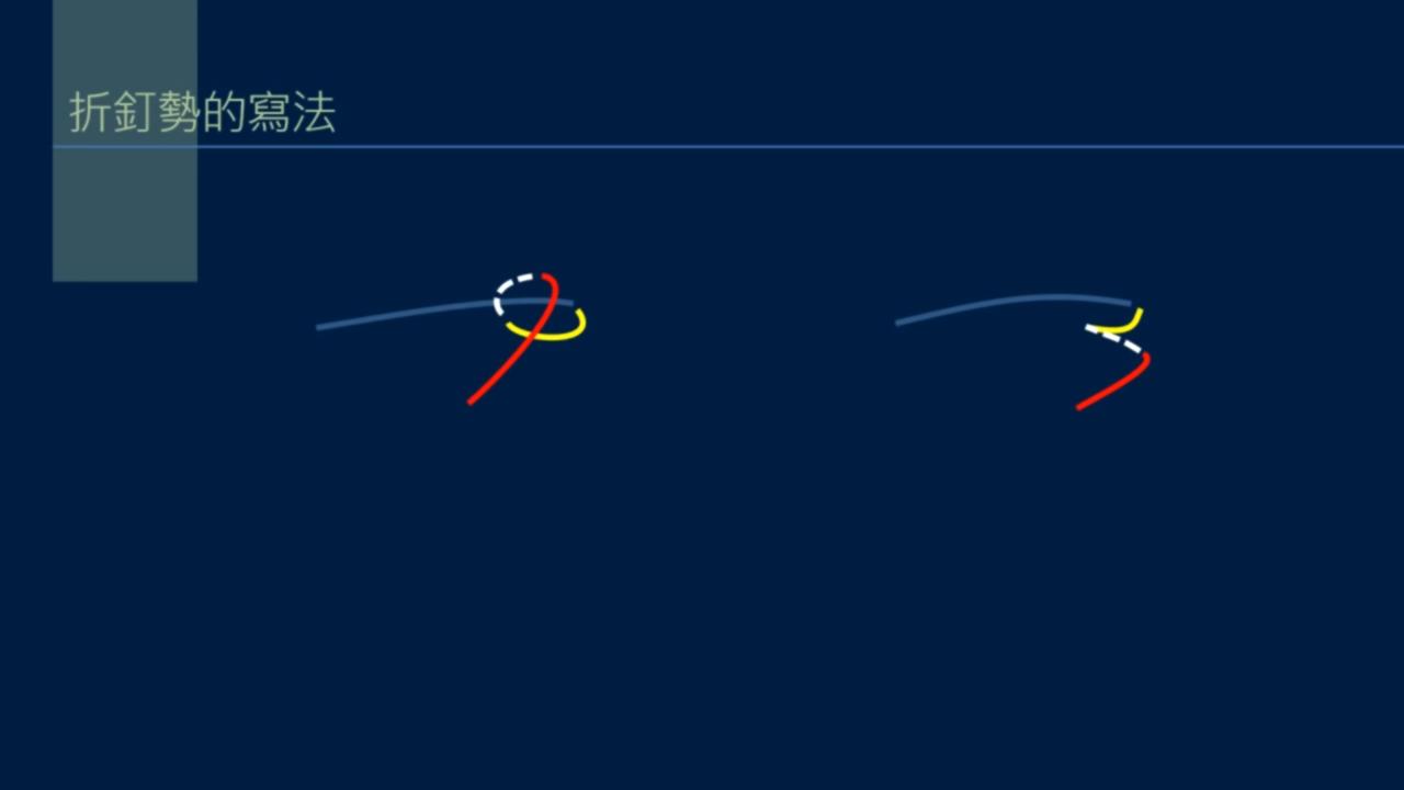 黄简讲书法笔势36,黄简讲书法二级教程17