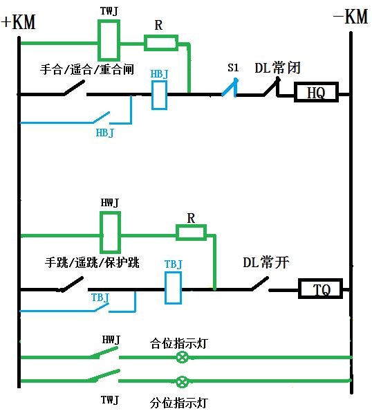 断路器防跳回路讲解视频,断路器控制回路基础知识