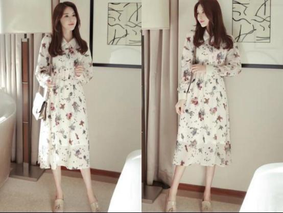 身高160以下的女生，穿仙女裙也能够很有气质