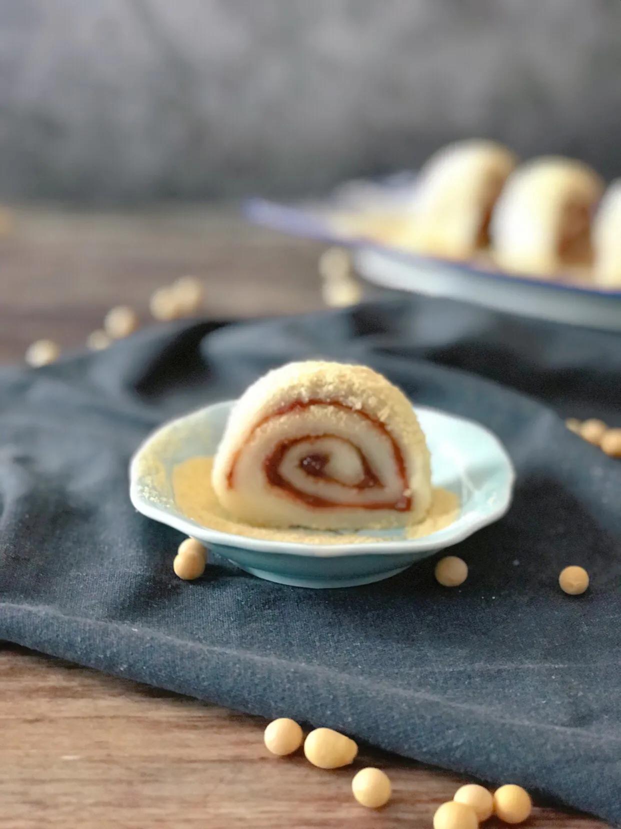 驴打滚软糯甜满满豆香,驴打滚的家常做法原味