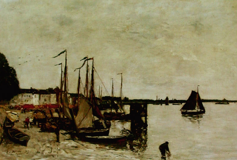 学赏画（48补）天空之王——印象派绘画大师EugeneBoudin简介