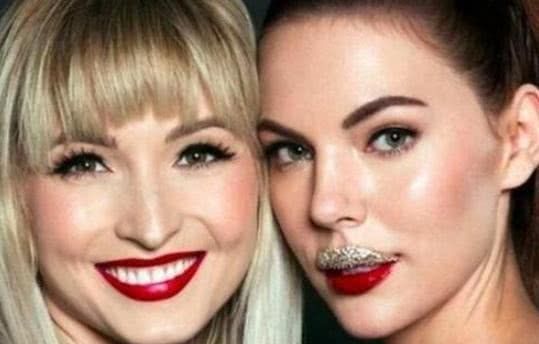 26岁美女模特，耗资18万巨资，将80颗钻石“镶嵌”在嘴唇上