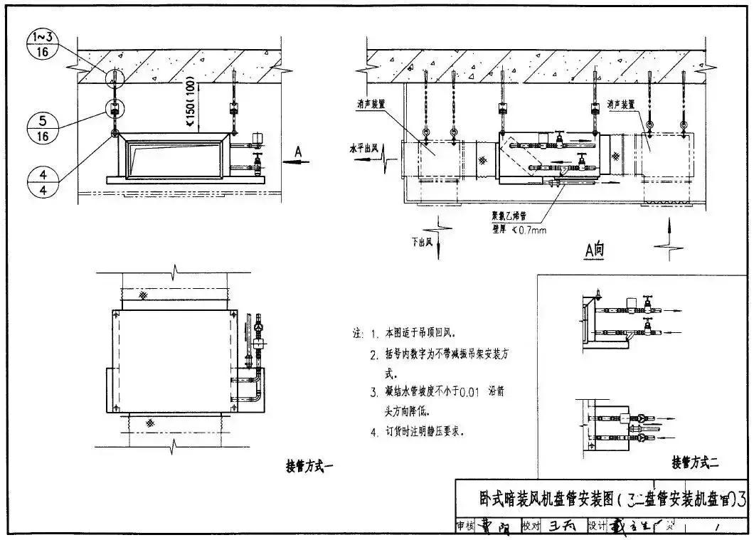 风机盘管安装工艺资料,风机盘管的设计基础知识
