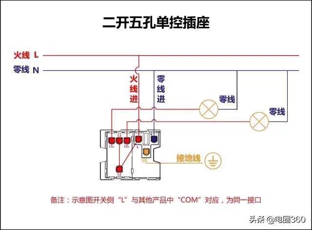 三位双控当单控用接线图,四控单开多控接线图