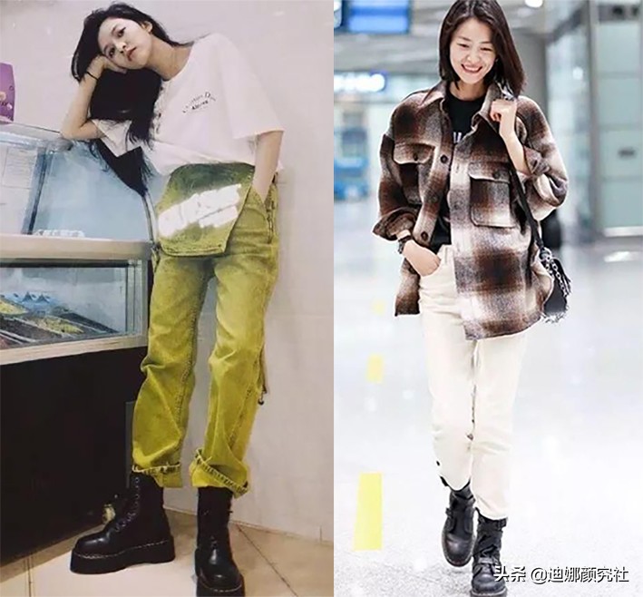 冬天保暖神器还能凹造型,冬季必备马丁靴潮流时尚百搭保暖