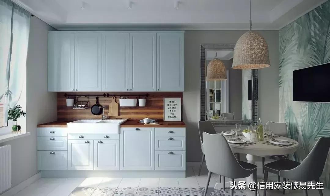 橱柜都有什么颜色好看的,橱柜白色台面配什么颜色的门好看