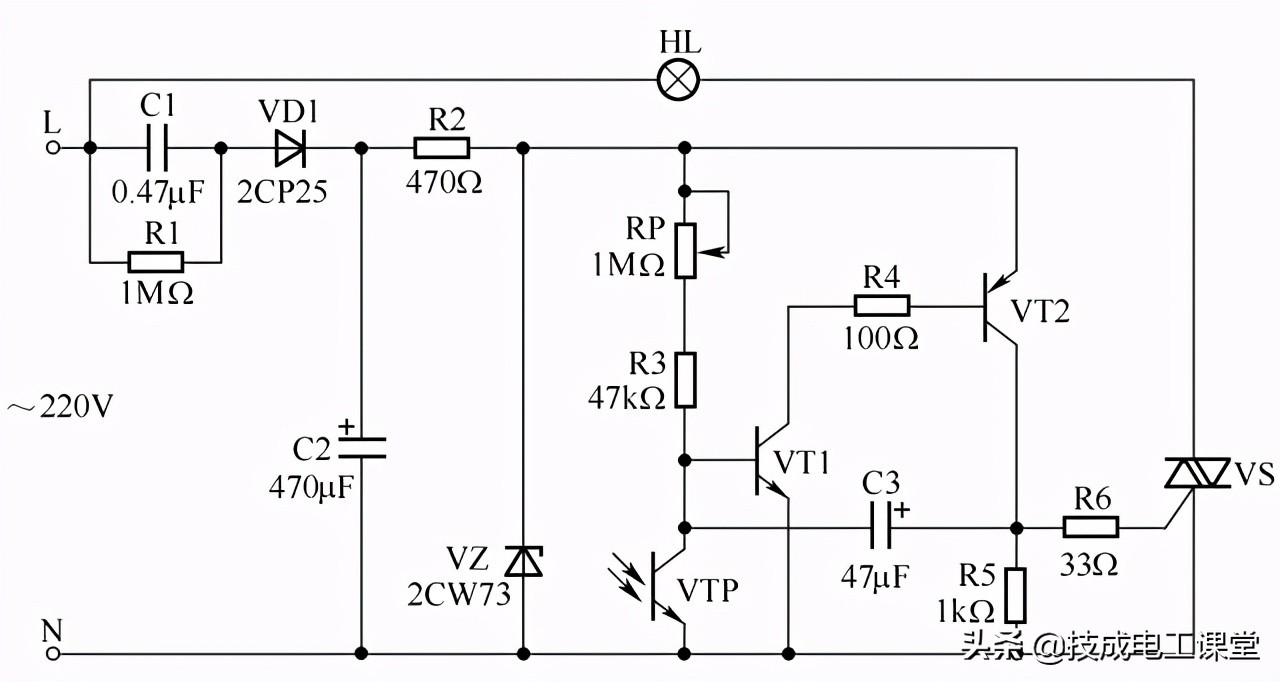 照明三个开关控制一个灯电路图,照明遥控开关的原理图