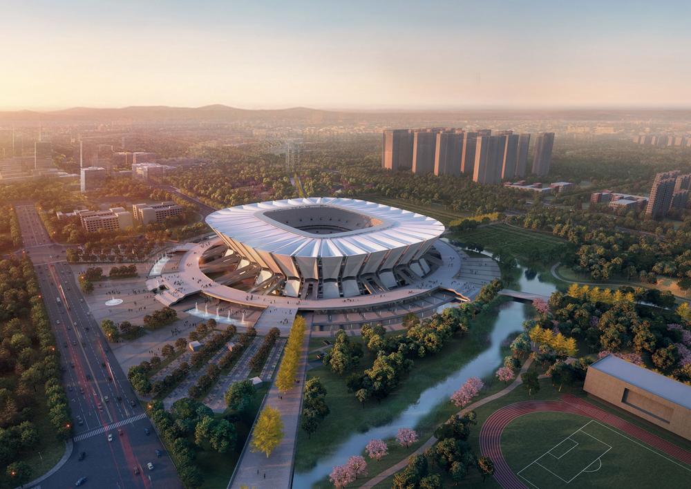 苏州好看的球场,亚洲杯苏州足球场