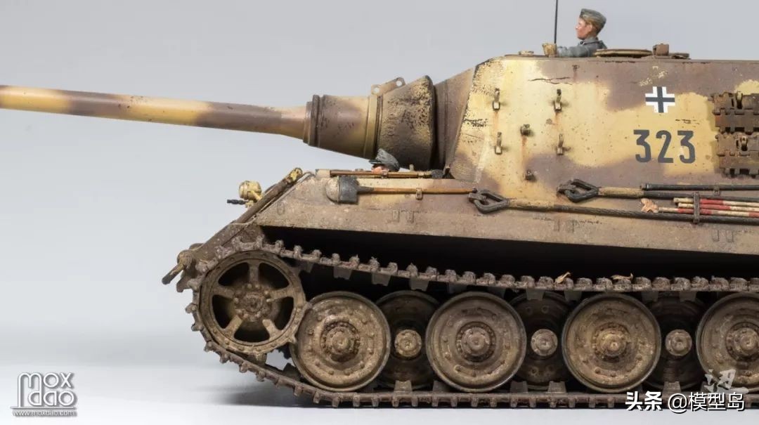 田宫必入的10款坦克模型免上色,田宫突击虎坦克模型