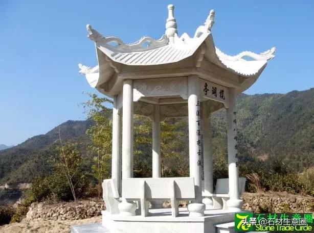 屋顶凉亭造型图片,仿木凉亭造型精美