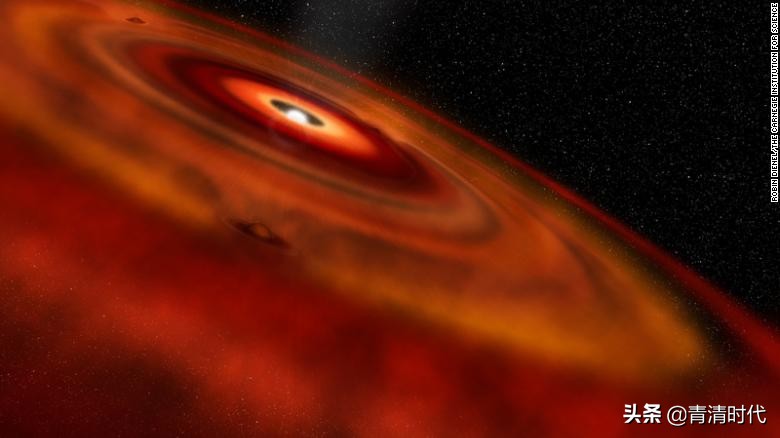 银河系边缘的金色星球,银河系里的美丽星云