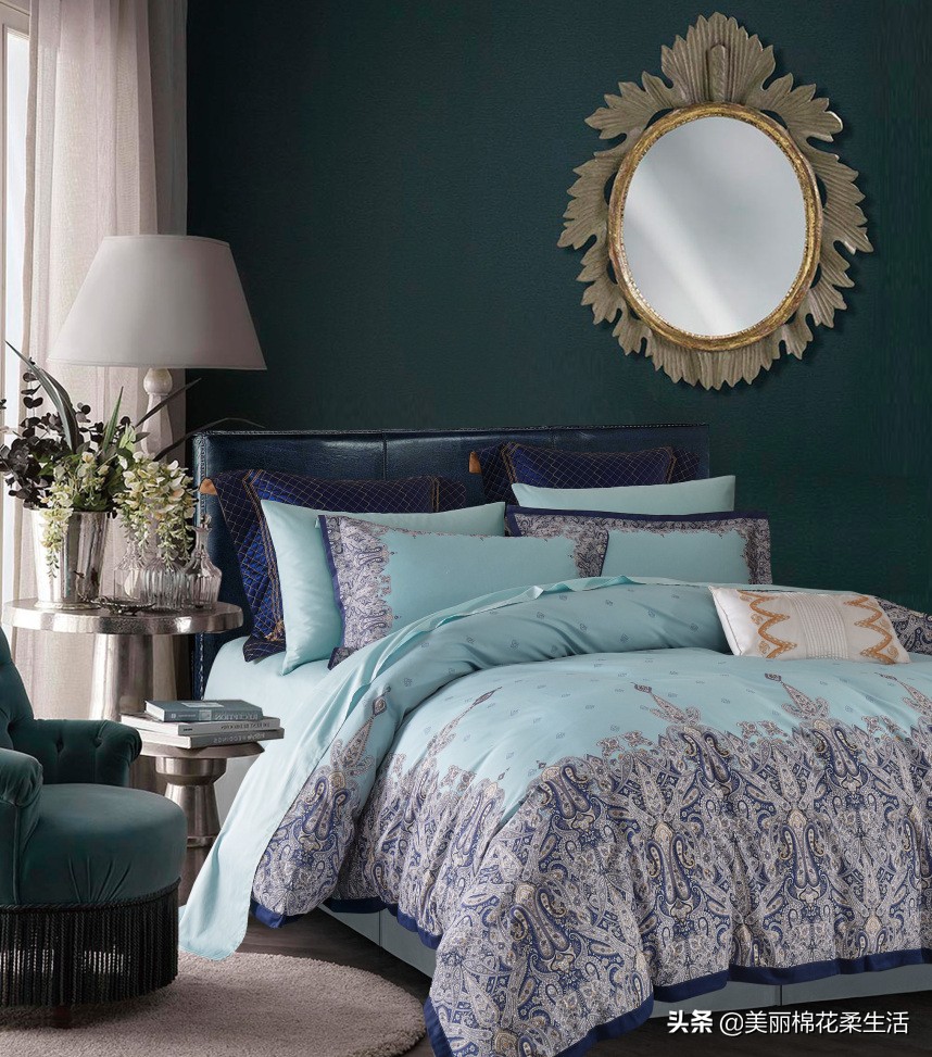 床品四件套长绒棉全棉,床品100支长绒棉与纯棉的区别