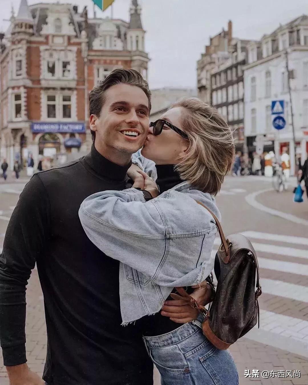 卫衣里面穿高领打底衫,高领卫衣加绒的穿搭