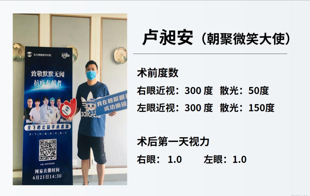 包头朝聚眼科飞秒手术,朝聚眼科医院公益直播