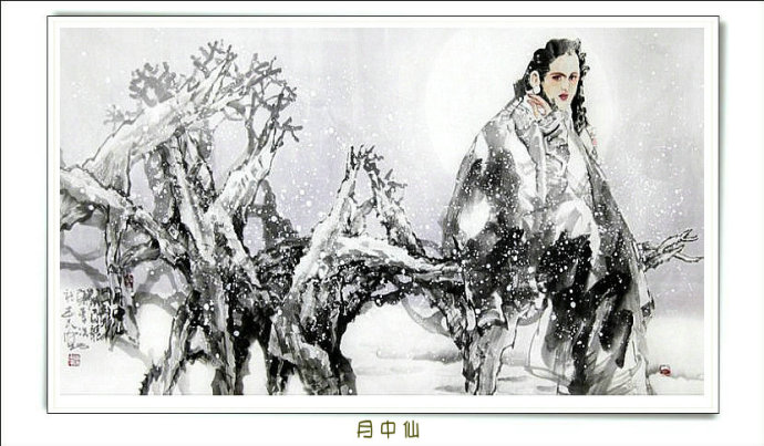 李志远三十张绝美人物画,李智远古风人物画