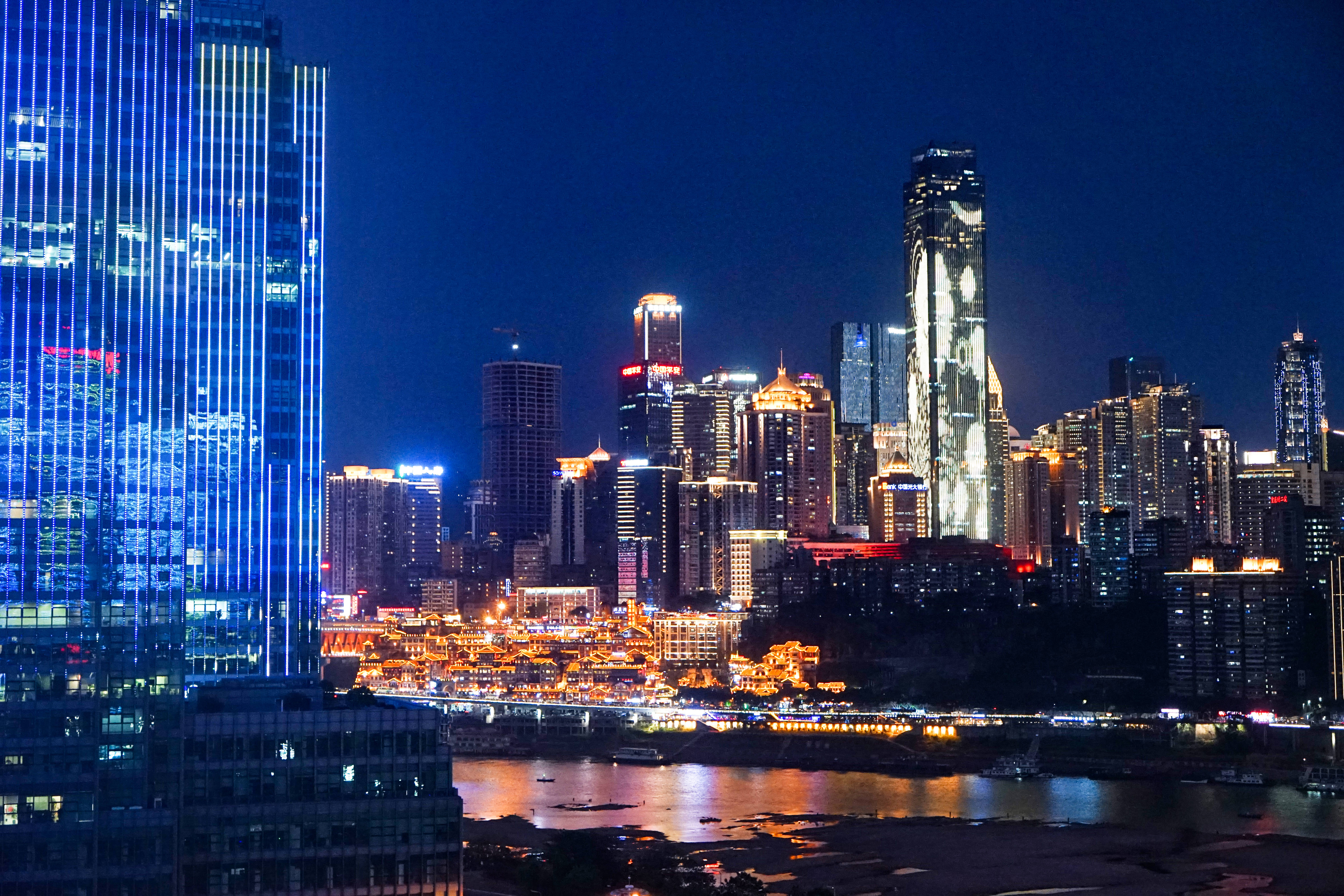 重庆白天风景,重庆曼哈顿震撼天际线