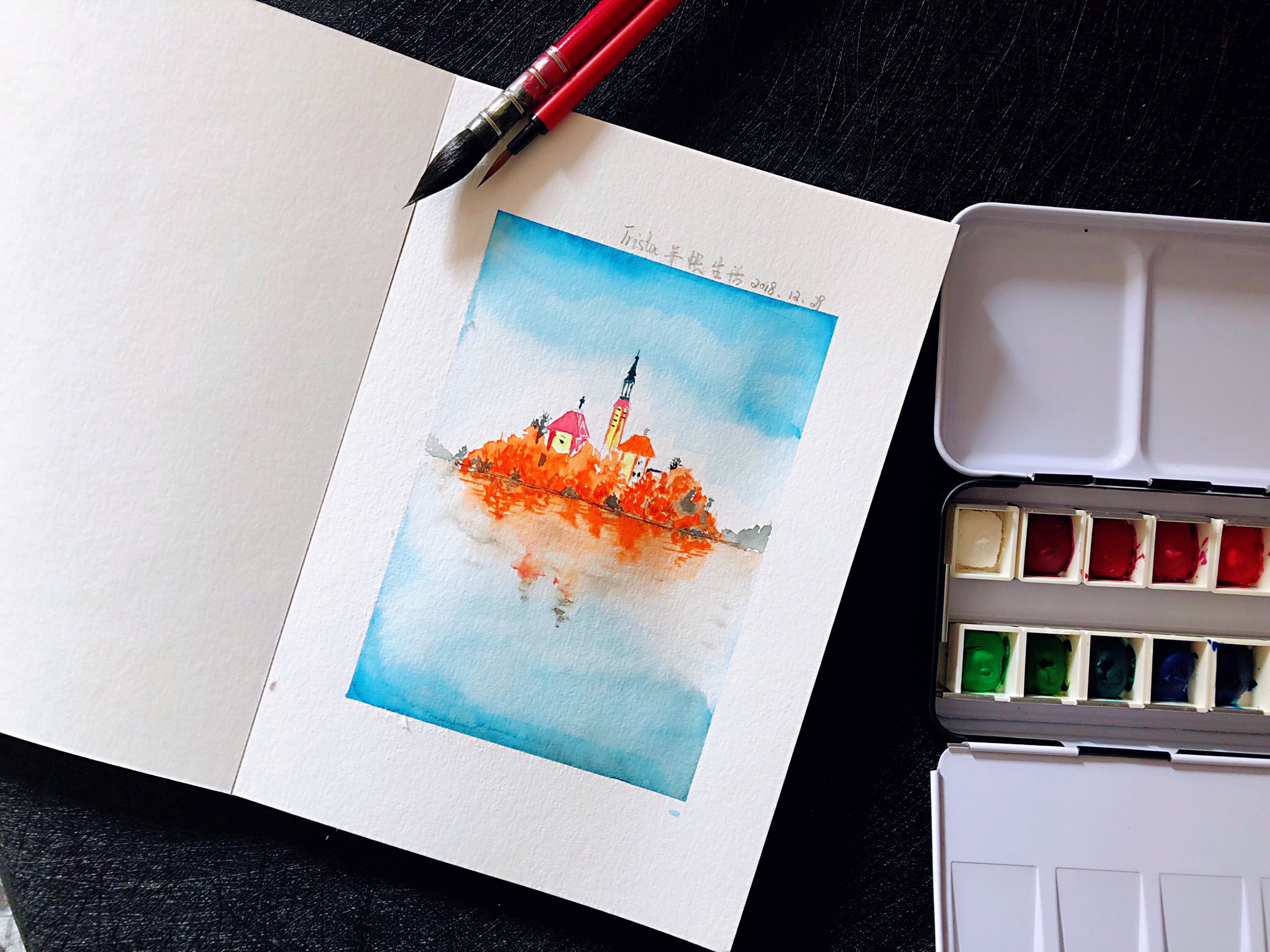 自学水彩的两年里都画了些什么,自学水彩教程书