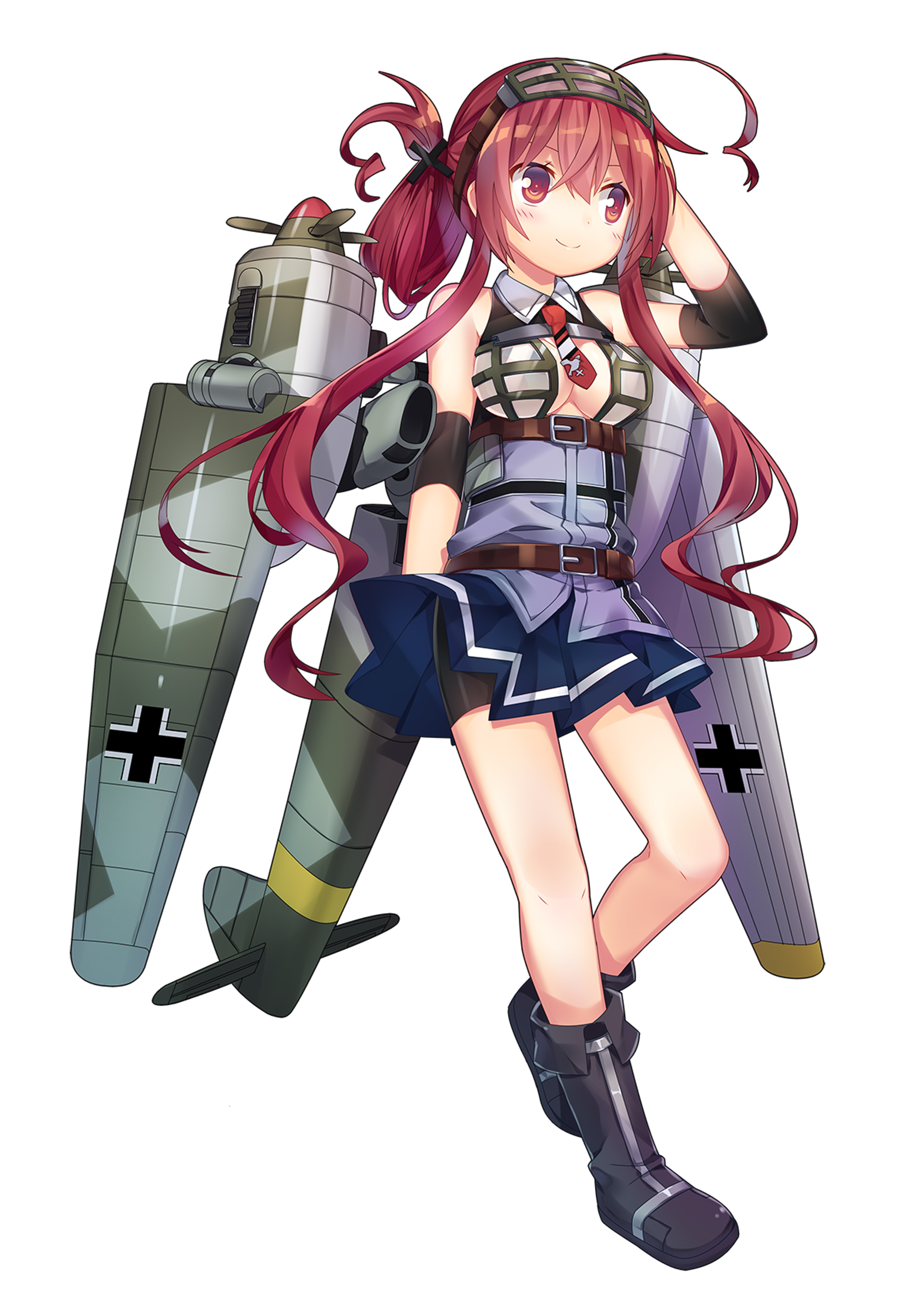 《苍穹战线》超过百种萌点各异的机娘，精美立绘原画插画卡牌欣赏