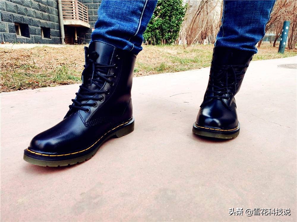 防水防油污马丁靴,经典哑光软皮马丁靴