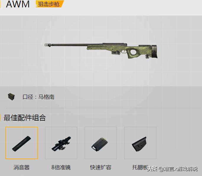 刺激战场消音最快的枪,刺激战场装消音器声音最小的枪