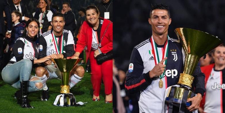 36岁c罗腹肌图片,C罗晒健身照